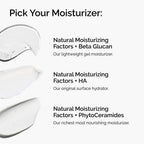 Three moisturizers to choose from